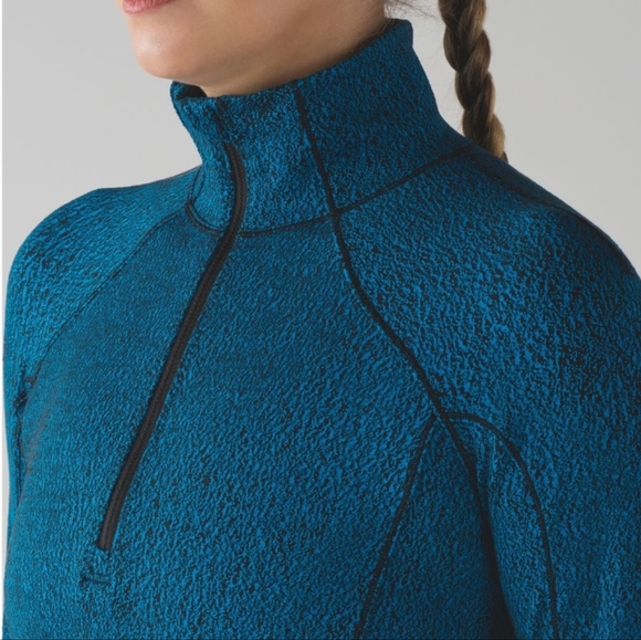 Sz 10 Lululemon Rush Hour 1/2 Zip Running Long Sleeve Pullover Sweater. - Picture 2 of 14
